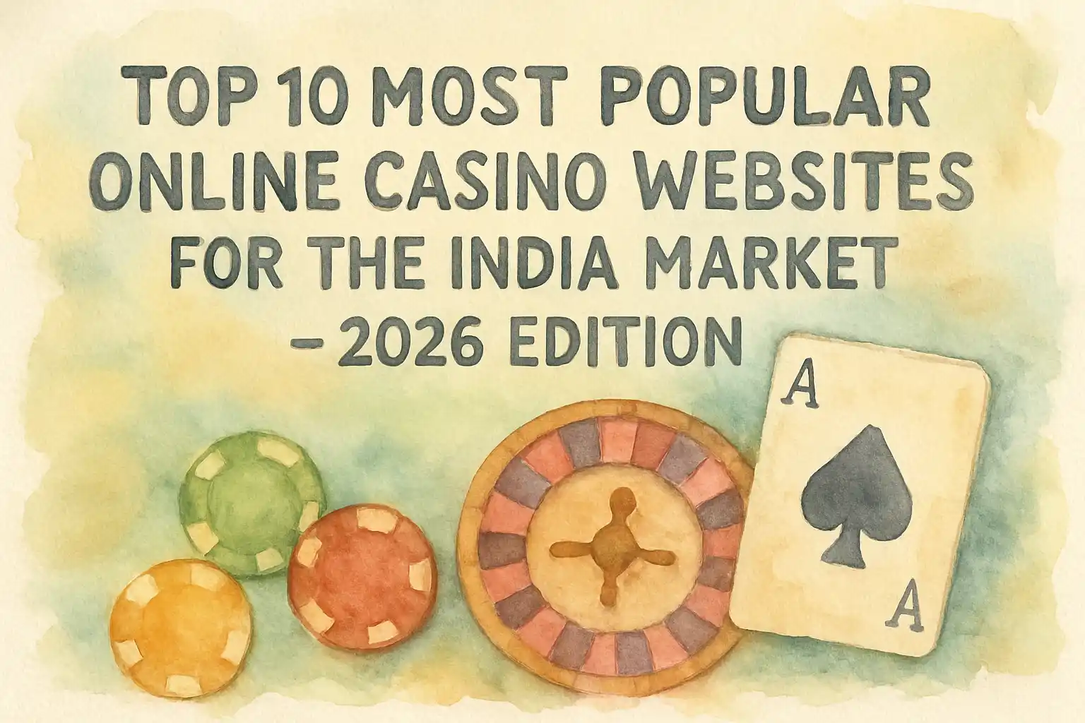 Top 10 Most Popular Online Casino Websites for the India Market - 2026 Edition